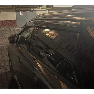 Ofuky oken s chromovou lištou (4 ks, Niken) fotografie 3