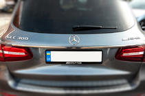 Mercedes GLC X253 2015–2022 Chromová lišta nad SPZ (nerez) fotografie 2