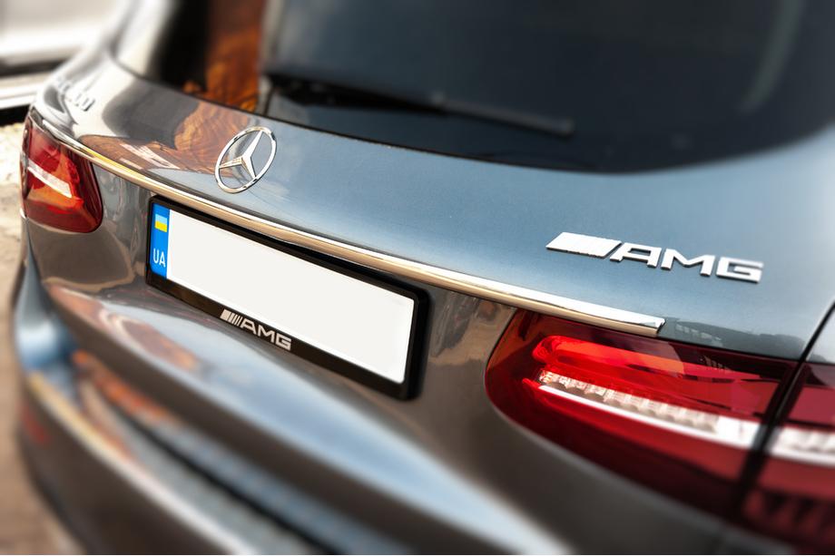 Mercedes GLC X253 2015–2022 Chromová lišta nad SPZ (nerez) Image