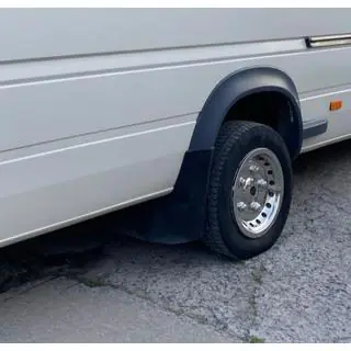 Nerezové poklice Exclusive V2 (dvouválcové) Volkswagen LT 1995–2006 fotografie 2