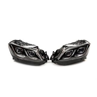 Přední světlomety Halogen na LED (pro vozy přestavěné z GL na GLS, 2 ks) Mercedes GL/GLS třída X166 2012–2019 fotografie 1