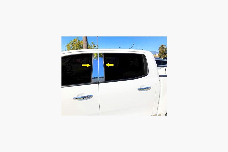 Ford Ranger 2011–2022 Nerezové lišty dveřních sloupků Image