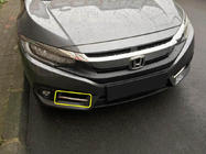 Honda Civic Sedan X 2016–2021 Chromové kryty mlhových světel Carmos (2 ks, nerez) fotografie 4