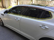 Kia Optima 2010–2016 Spodní okenní lišty (6 ks, nerez) fotografie 1
