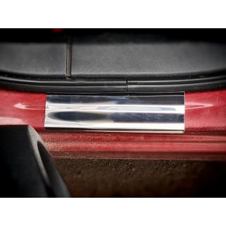 Kryty prahů (Carmos V2, 4 ks, nerez) Nissan Qashqai 2010–2014 fotografie 4