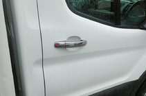 Ford Custom 2013–2022 Nerezové kryty klik Carmos (nerez) fotografie 9