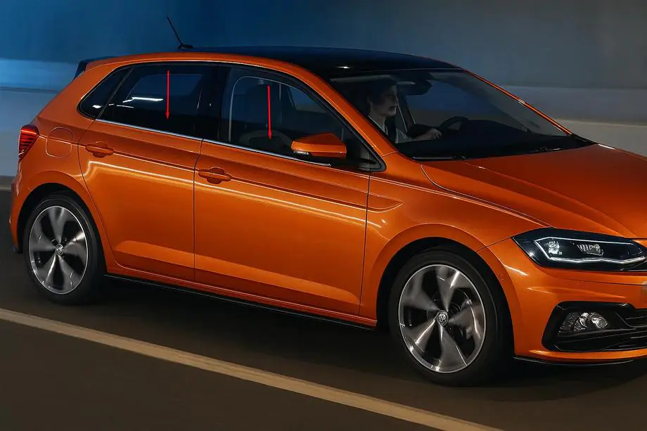 Volkswagen Polo 2017– Okenní lišty (4 ks, nerez) Image