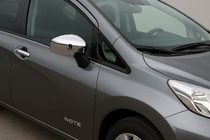 Nissan Note 2012–2020 Chromované kryty zrcátek (2 ks, ABS) fotografie 1