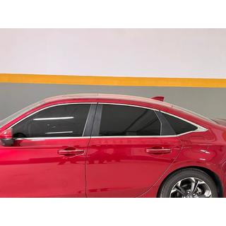 Spodní lišty oken (8 ks, nerez) Honda Civic Sedan 2021– fotografie 1