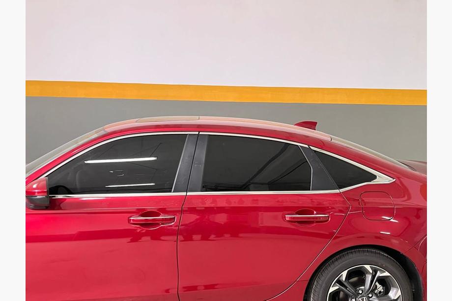 Honda Civic Sedan 2021– Spodní lišty oken (8 ks, nerez) OmsaLine – italská nerezová ocel Image