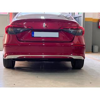 Ochranná lišta zadního nárazníku (sedan, nerez) fotografie 1