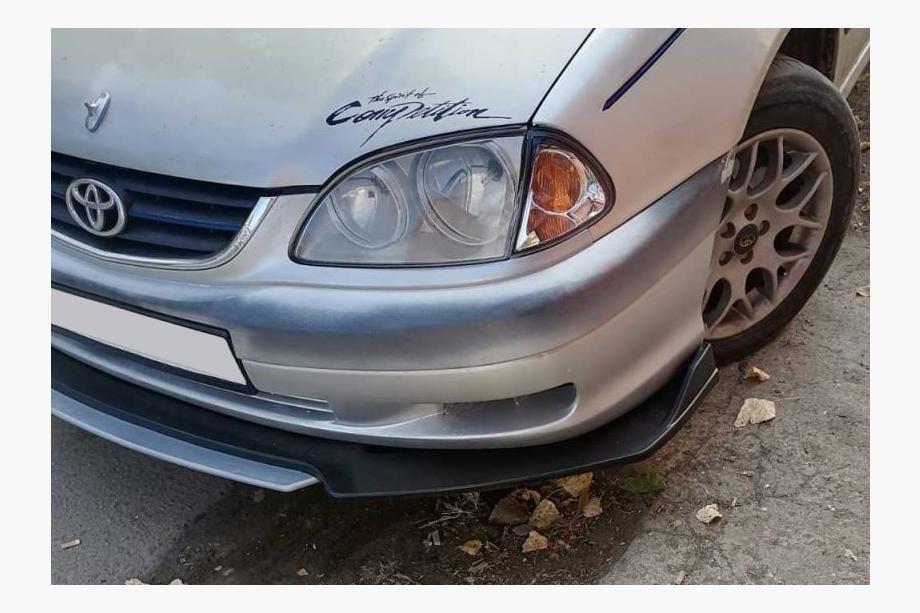 Univerzální přední lip spoiler Niken Grey (ABS) Fotografie 4