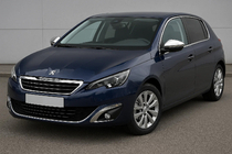 Peugeot 308 2014–2021 Chromové kryty zpětných zrcátek (2 ks, nerez) OmsaLine – italská nerezová ocel fotografie 3