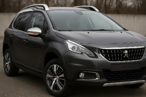 Peugeot 2008 2013–2019 Nerezové kryty zpětných zrcátek 2016-2019 (2 ks) OmsaLine – italská nerezová ocel fotografie 1