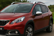 Peugeot 2008 2013–2019 Nerezové kryty zpětných zrcátek 2016-2019 (2 ks) OmsaLine – italská nerezová ocel fotografie 3