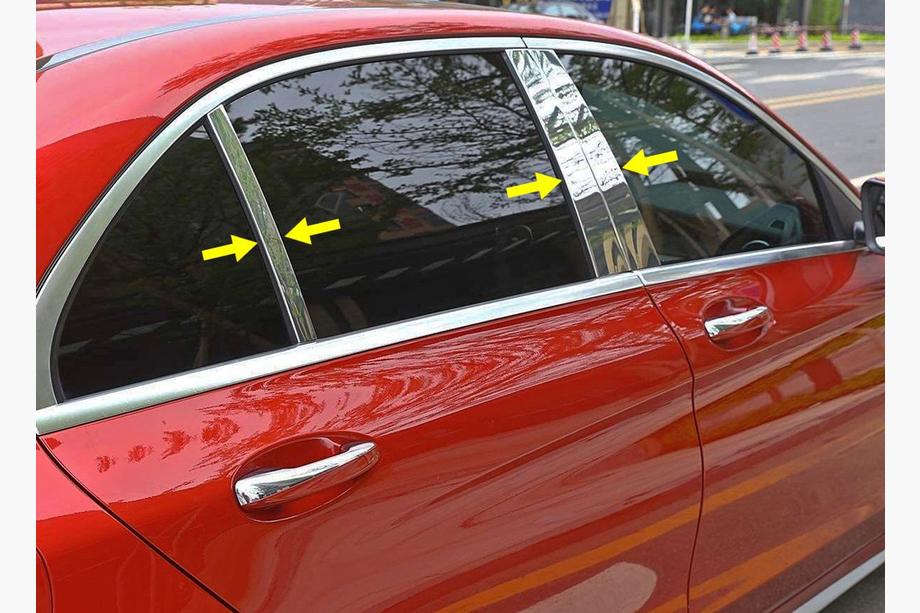 Mercedes C-class W206 2022– Nerezové lišty dveřních sloupků Image