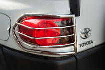 Toyota FJ Cruiser 2006–2022 Ochranné kryty zadních světel (nerez, 2 ks) fotografie 1