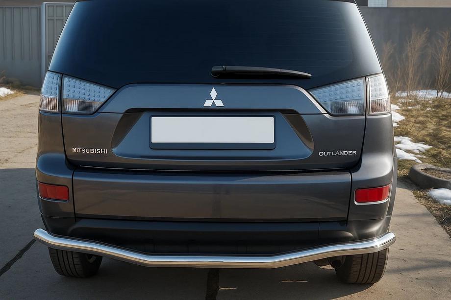 Mitsubishi Outlander 2006–2012 Zadní ochranný rám D125201 (nerez) Image