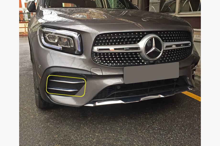 Mercedes GLB X247 2019– Boční lišty na přední nárazník (nerez) Image