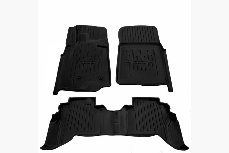 Mitsubishi Pajero Wagon IV 2006–2021 Gumové autokoberce Stingray 3D (sada 4 ks, polyuretan) Image