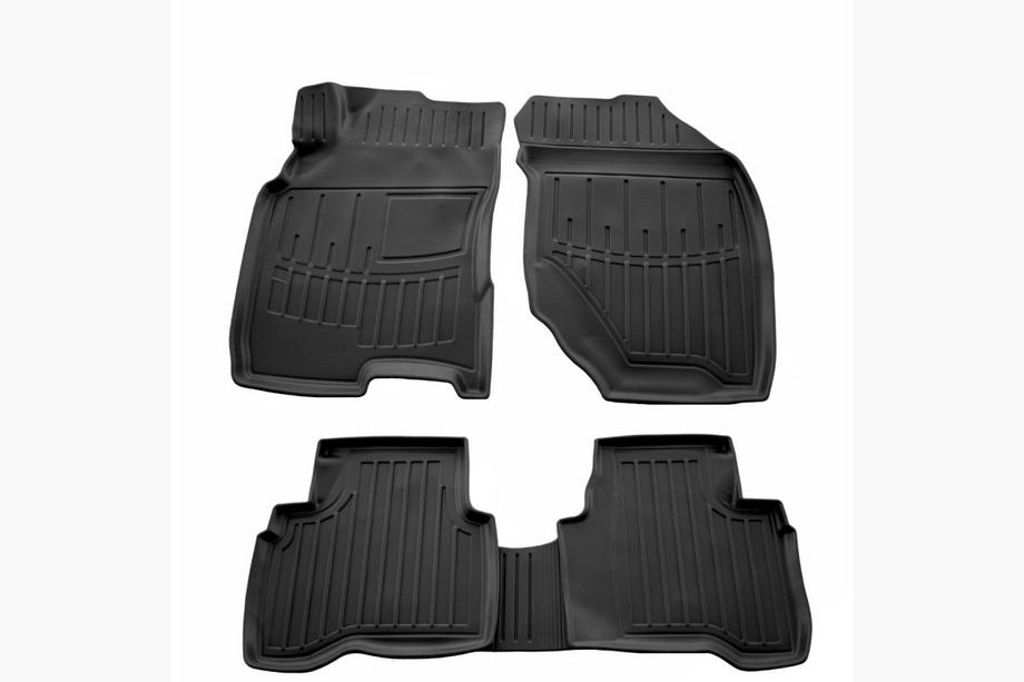Nissan X-trail T30 2002–2007 Gumové autokoberce Stingray 3D (5 ks, polyuretan) Image
