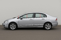 Honda Civic Sedan VIII 2006–2011 Spodní lišty oken (6 ks, nerez) Carmos - turecká ocel fotografie 1