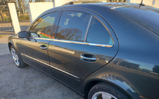 Mercedes E-class W211 2002–2009 Vnější okenní lišty (nerez) SD, OmsaLine – italská nerezová ocel (4 ks) fotografie 9