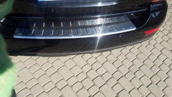 Mercedes ML W164 2005–2011 Nerezové lišty na zadní nárazník OmsaLine (nerez) Matná fotografie 2
