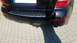 Mercedes ML W164 2005–2011 Nerezové lišty na zadní nárazník OmsaLine (nerez) Matná fotografie 1